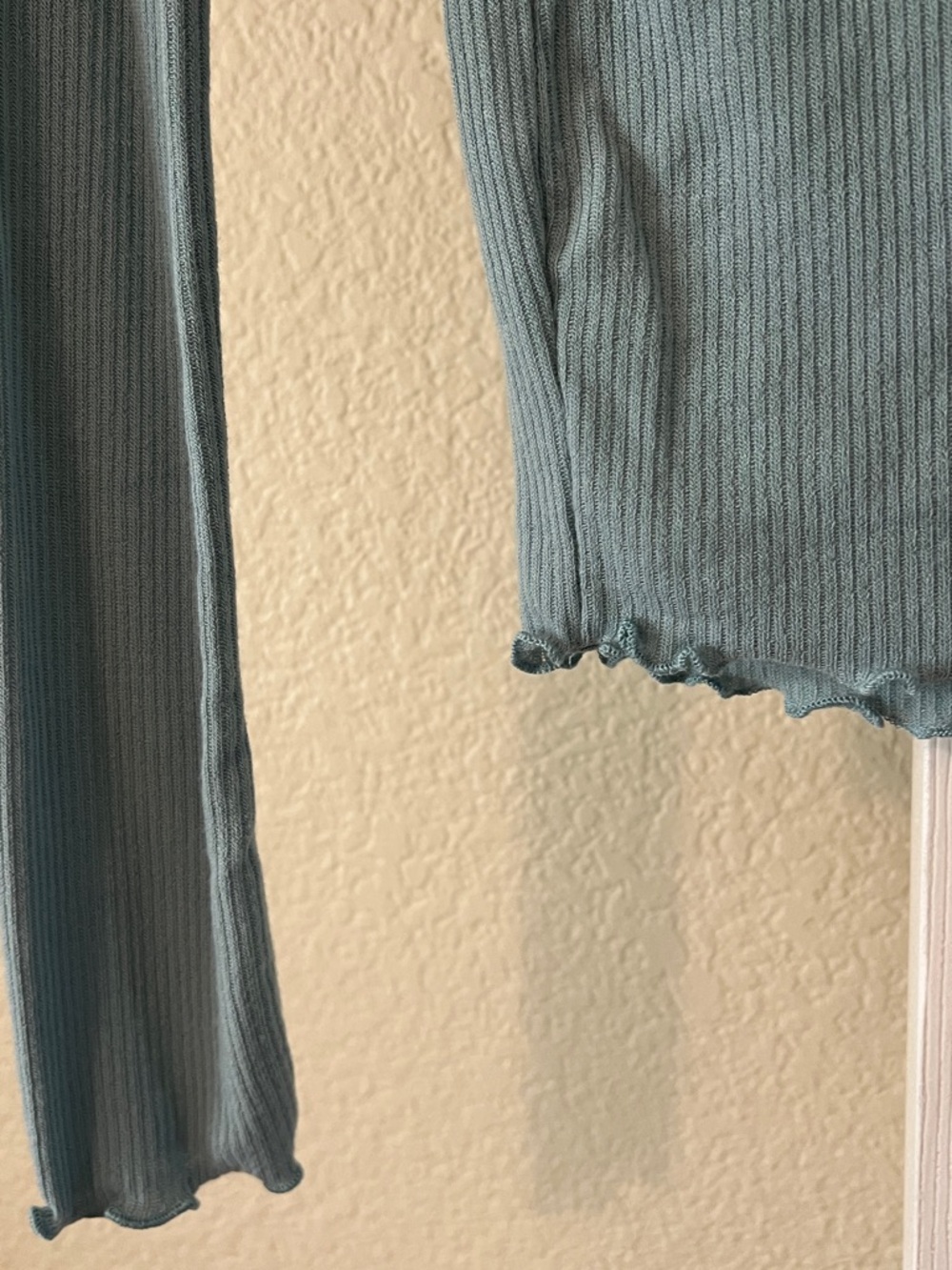 Long-Sleeve Ribbed Boatneck Top - Picture 6 of 6